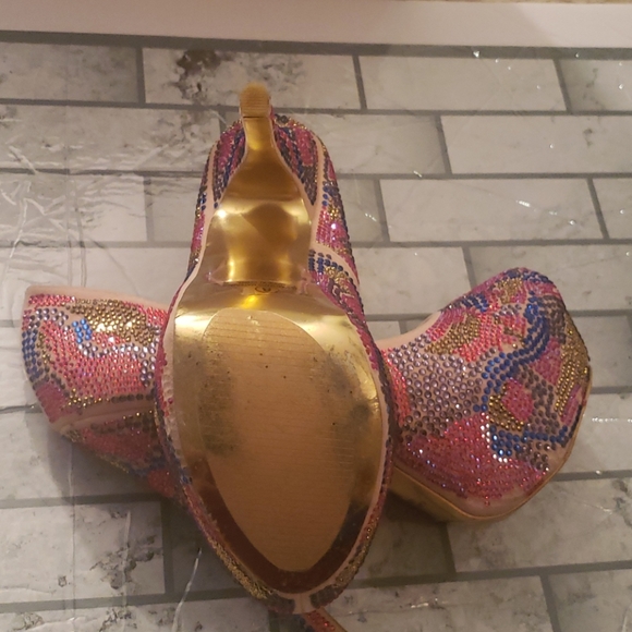 Multicolored Stiletto pumps - Picture 6 of 7